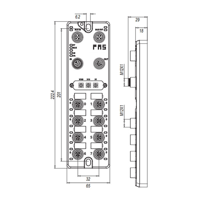 支持 EtherNet/IP 協(xié)議主站、8端口、IO-Link主站、Class A、004B11